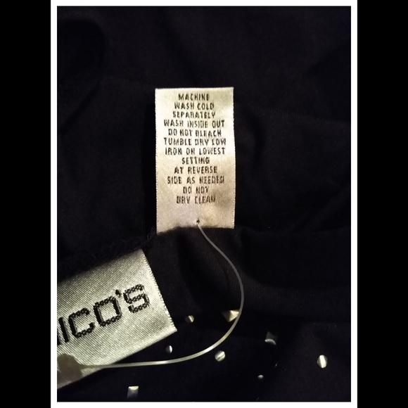 NWOT CHICO'S Embellished Tank Top - Picture 5 of 6